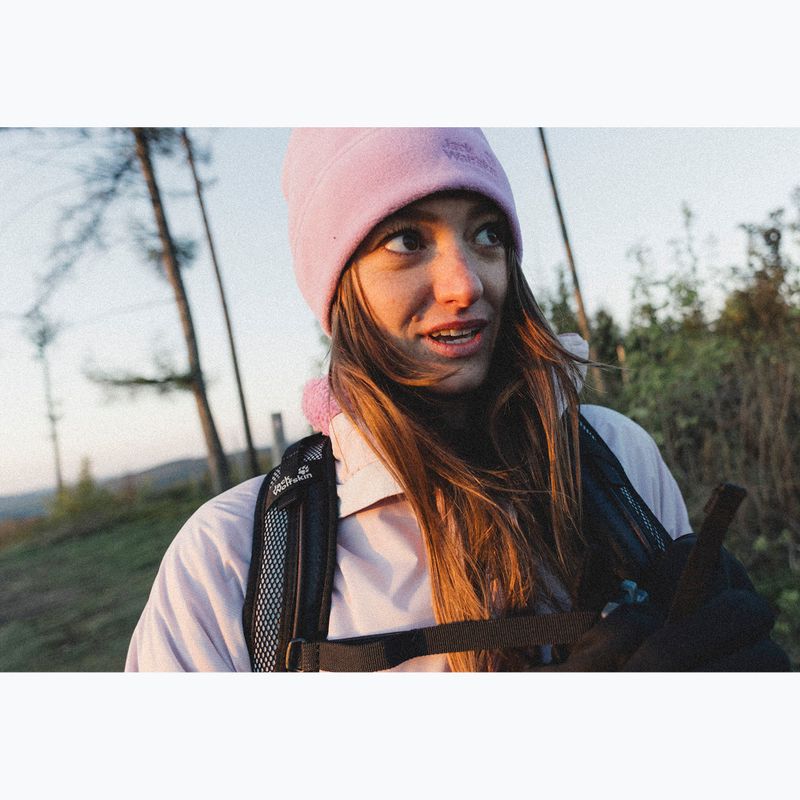 Zimná čiapka Jack Wolfskin Real Stuff Beanie vivid orchid 8