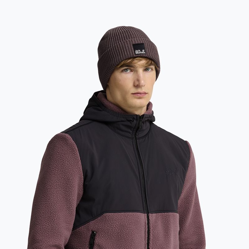 Zimná čiapka Jack Wolfskin Pergamon Beanie sheer plum 6