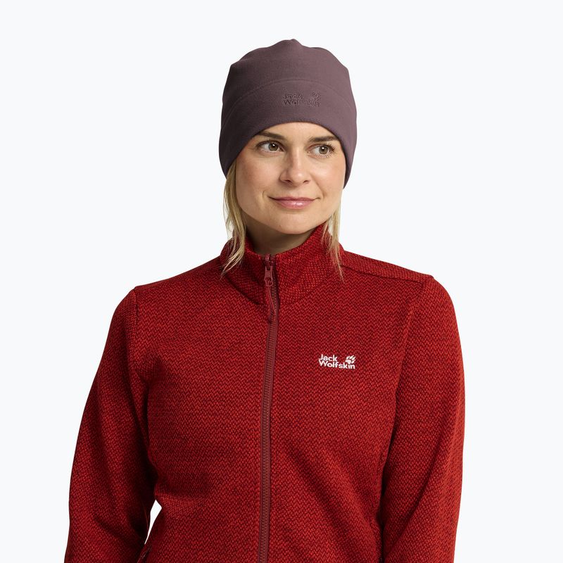 Zimná čiapka Jack Wolfskin Real Stuff Beanie Sheer Plum 5