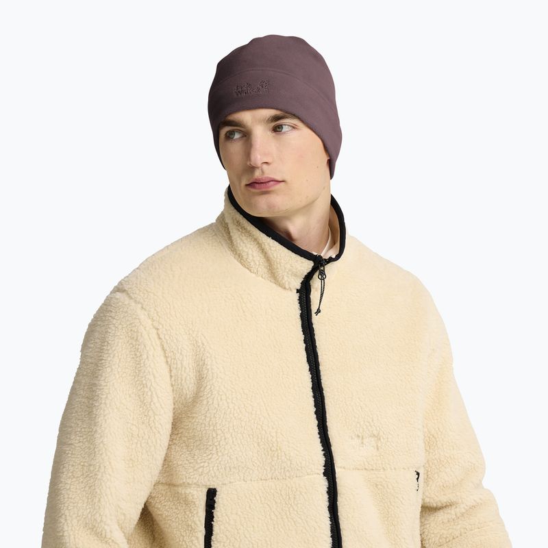 Zimná čiapka Jack Wolfskin Real Stuff Beanie Sheer Plum 6
