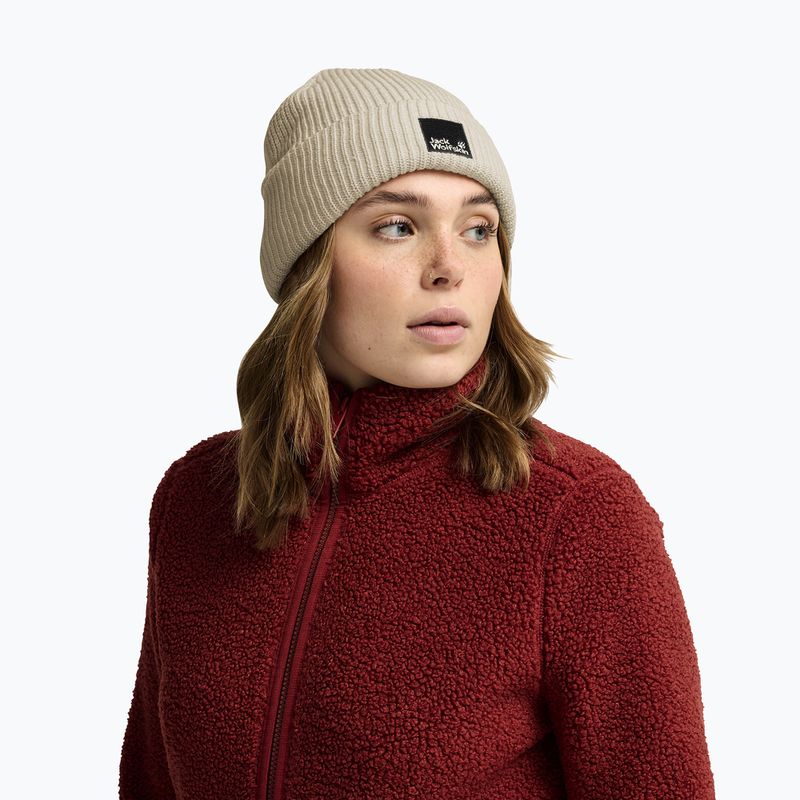 Zimná čiapka Jack Wolfskin Pergamon Beanie oyster 5