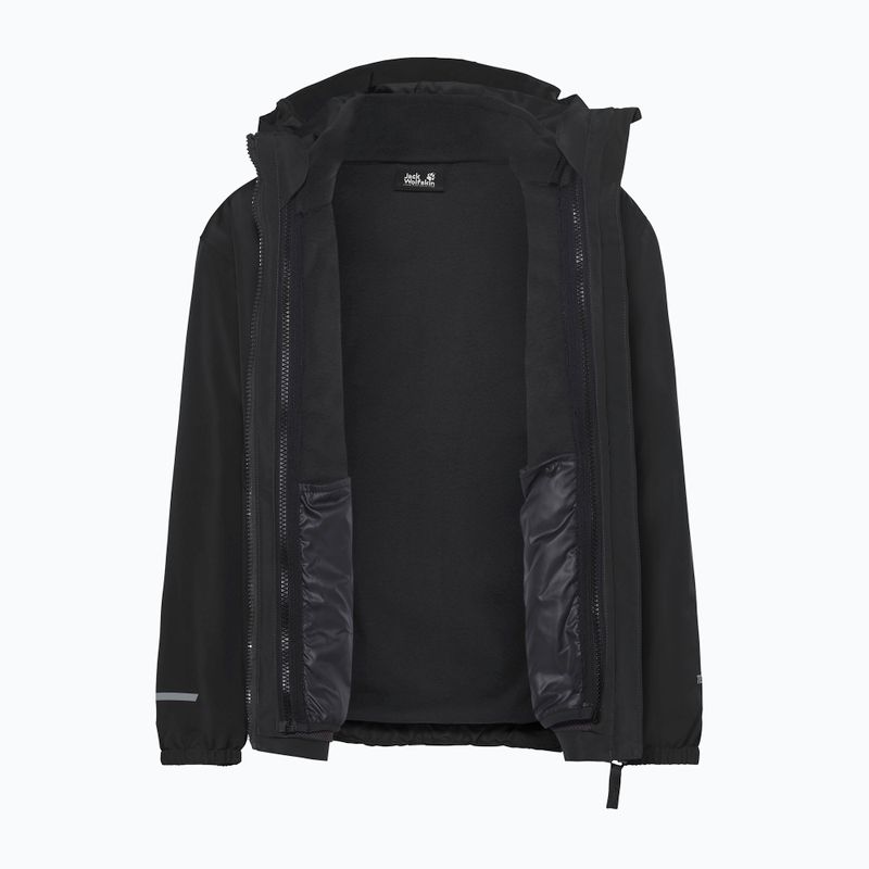 Detská bunda 3v1  Jack Wolfskin Iceland 3IN1 2026 black 4