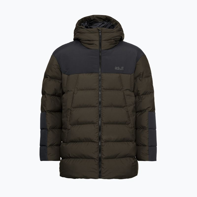 Pánska zateplená bunda Jack Wolfskin Icy Hollow Hooded obsidian moss 7