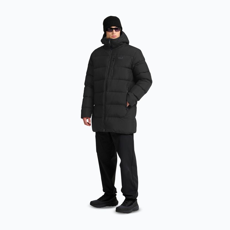 Pánsky páperový kabát Jack Wolfskin Coloniu Coat black 2