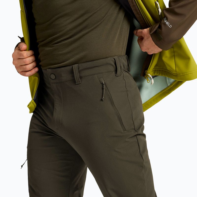 Pánske trekingové nohavice Jack Wolfskin Activate Flex obsidian moss 3