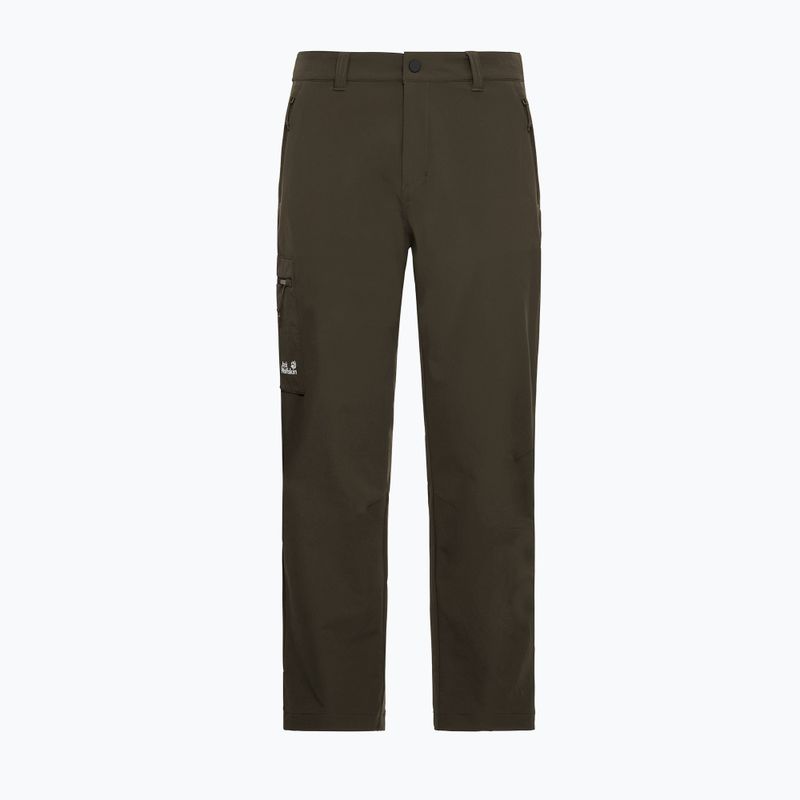 Pánske trekingové nohavice Jack Wolfskin Activate Flex obsidian moss 7