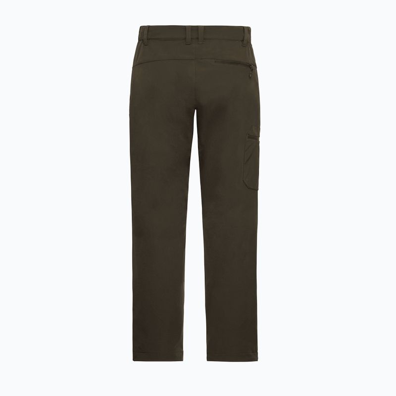 Pánske trekingové nohavice Jack Wolfskin Activate Flex obsidian moss 8