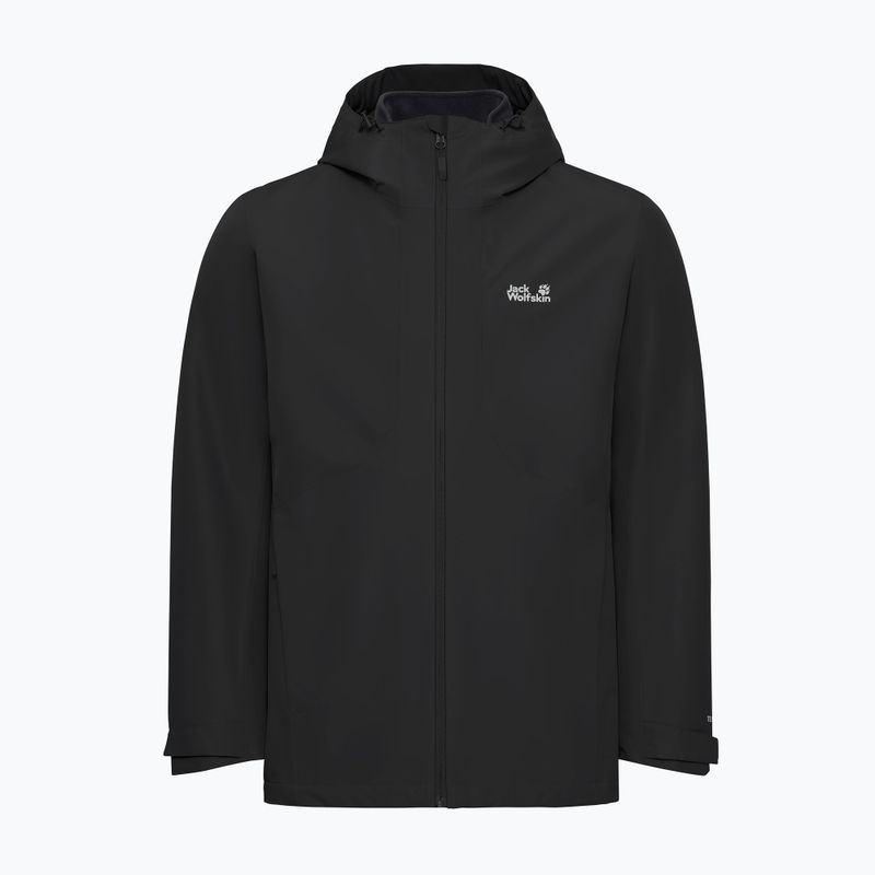 Pánska bunda 3v1 Jack Wolfskin Stonetrail 3In1 black 10