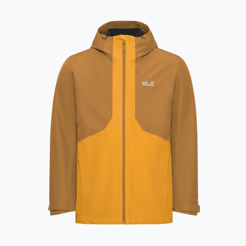 Pánska bunda 3v1 Jack Wolfskin Stonetrail 3In1 burly yellow jw 10