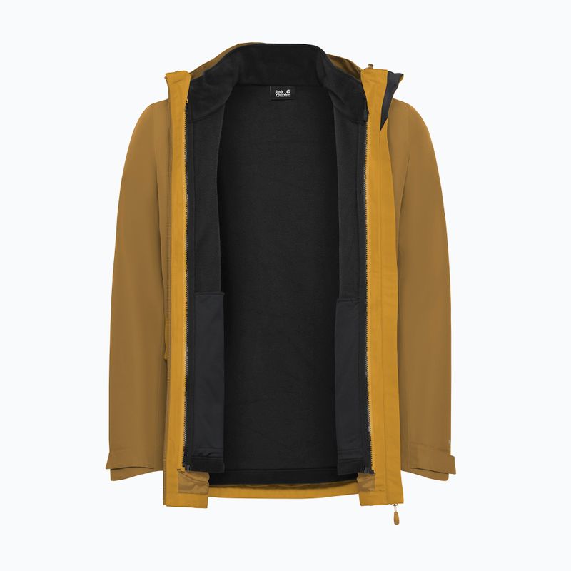 Pánska bunda 3v1 Jack Wolfskin Stonetrail 3In1 burly yellow jw 13