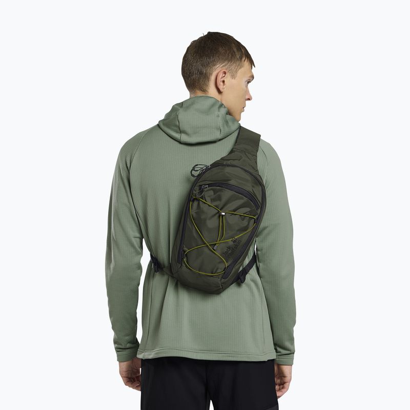 Batoh cez rameno Jack Wolfskin Little Scout 10 rich olive 7