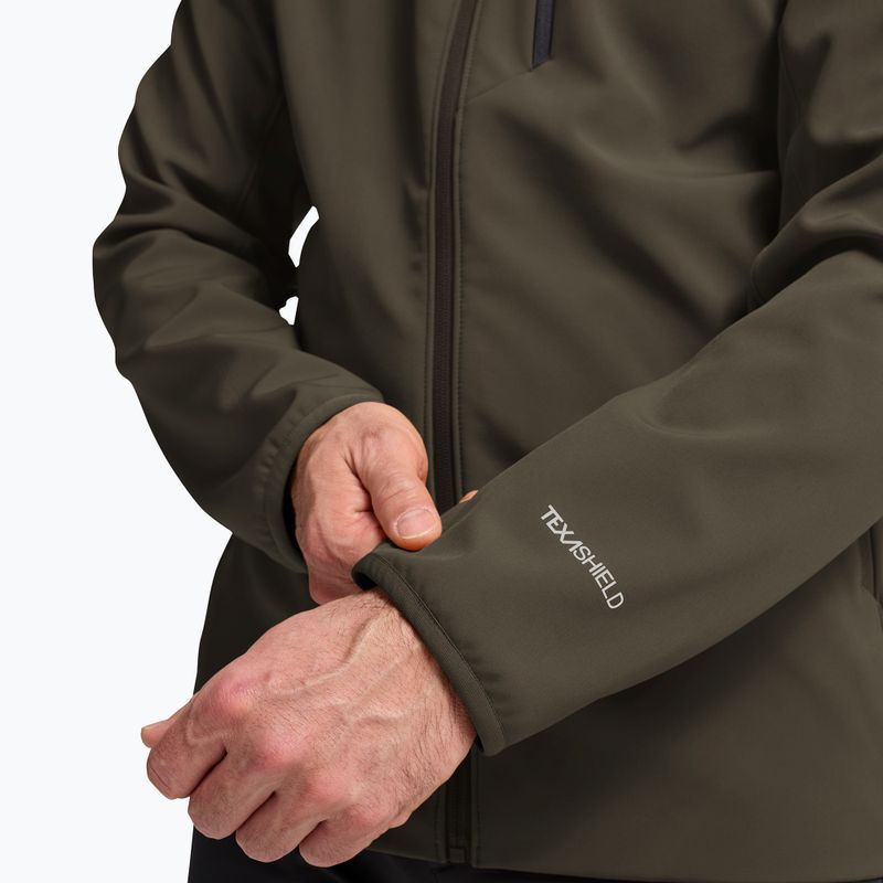 Pánska vetrovka Jack Wolfskin Wild Winds Hooded obsidian moss 7