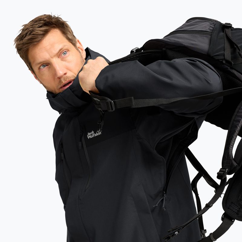 Pánska nepremokavá bunda Jack Wolfskin Jasper Pro 2L phantom 4