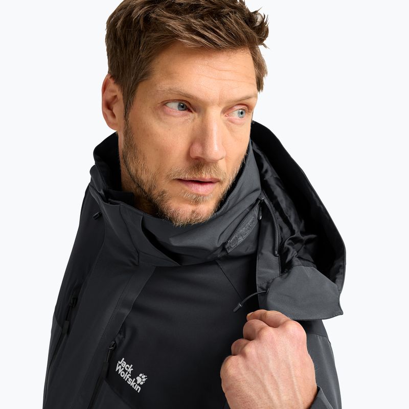 Pánska nepremokavá bunda Jack Wolfskin Jasper Pro 2L phantom 5