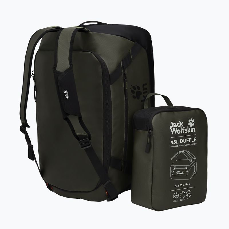 Cestovná taška Jack Wolfskin Tecton Duffle 45 l rich olive 5
