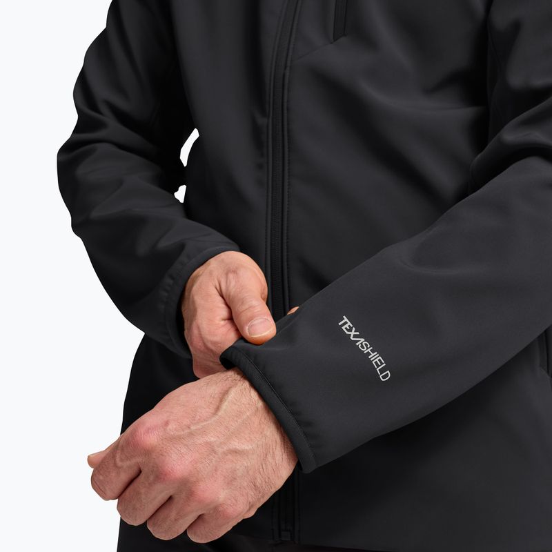 Pánska vetrovka Jack Wolfskin Wild Winds Hooded black 7