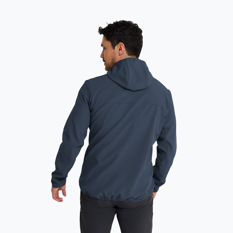 Pánska vetrovka Jack Wolfskin Wild Winds Hooded midnight sky 3