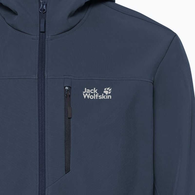 Pánska vetrovka Jack Wolfskin Wild Winds Hooded midnight sky 6