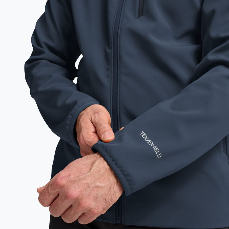 Pánska vetrovka Jack Wolfskin Wild Winds Hooded midnight sky 7