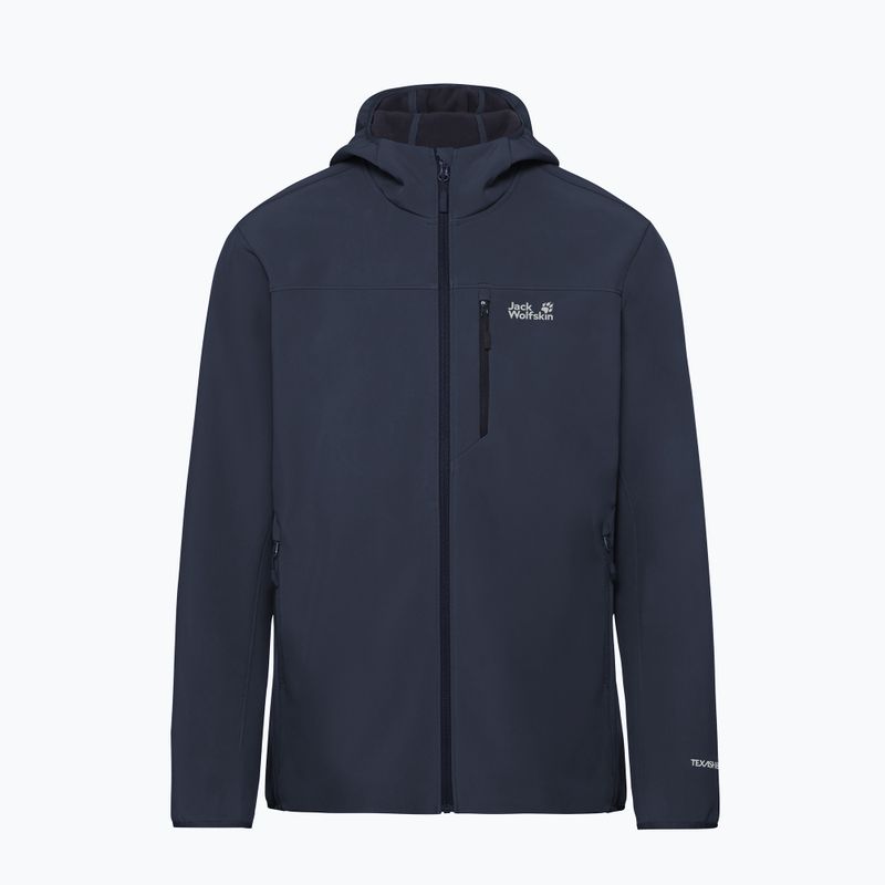 Pánska vetrovka Jack Wolfskin Wild Winds Hooded midnight sky 8