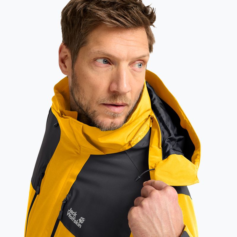 Pánska nepremokavá bunda Jack Wolfskin Jasper Pro 2L burly yellow jw 5