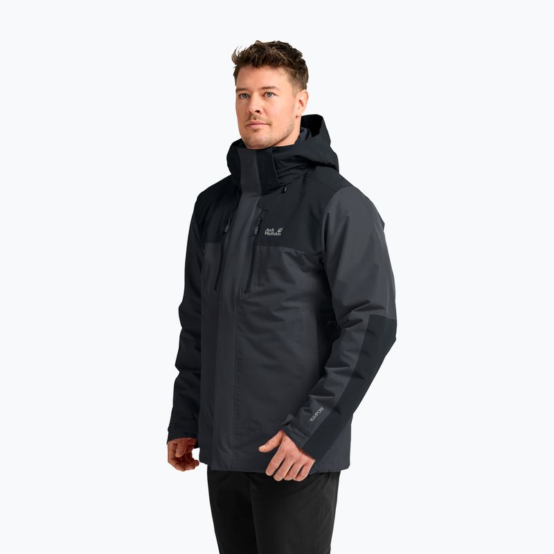 Pánska bunda 3v1 Jack Wolfskin Jasper Pro 3IN1 phantom 4