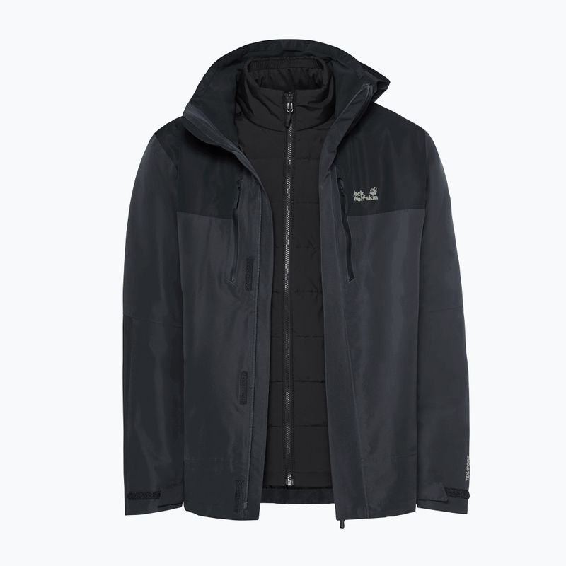 Pánska bunda 3v1 Jack Wolfskin Jasper Pro 3IN1 phantom 12