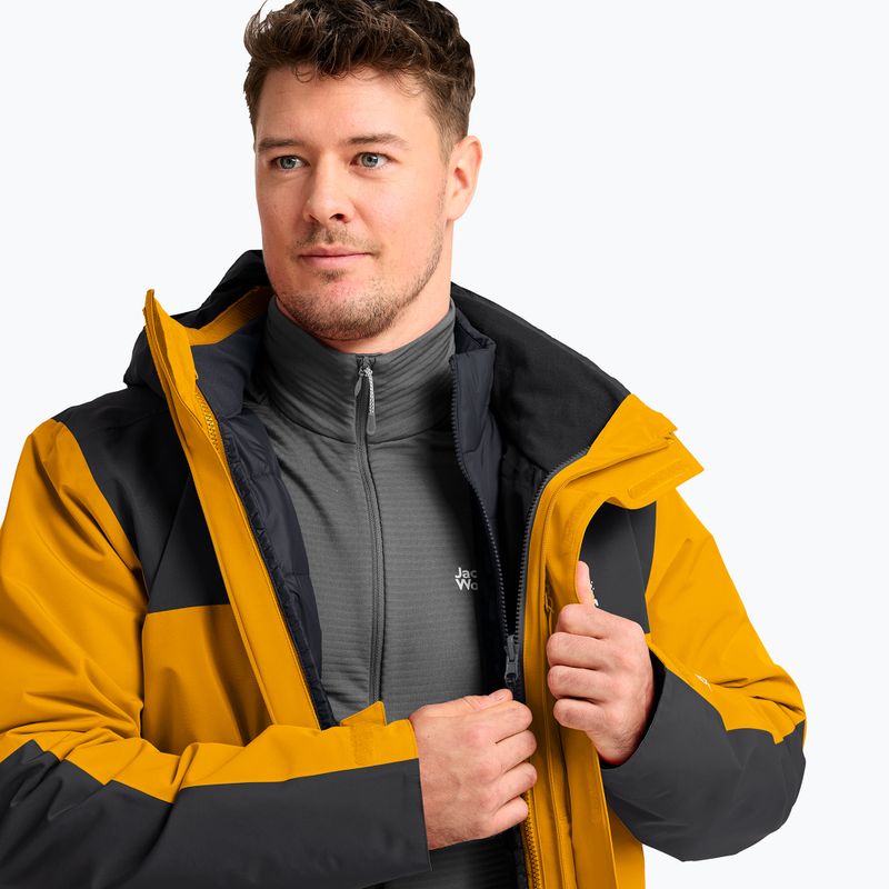 Pánska bunda 3v1 Jack Wolfskin Jasper Pro 3IN1 burly yellow jw 7