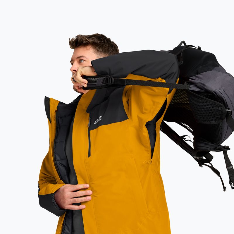Pánska bunda 3v1 Jack Wolfskin Jasper Pro 3IN1 burly yellow jw 9