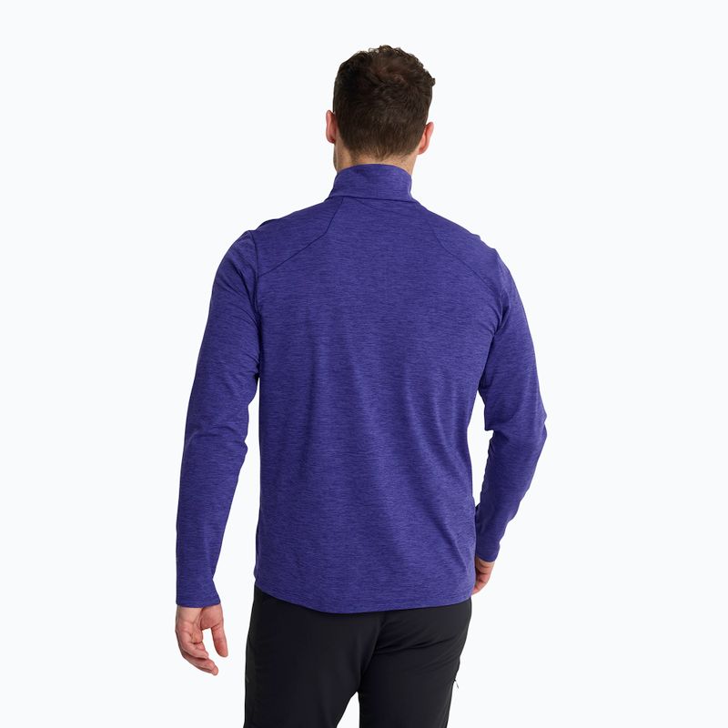 Pánska fleecová mikina Jack Wolfskin Trail Half Zip glow ink 2