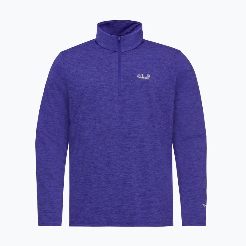 Pánska fleecová mikina Jack Wolfskin Trail Half Zip glow ink 4