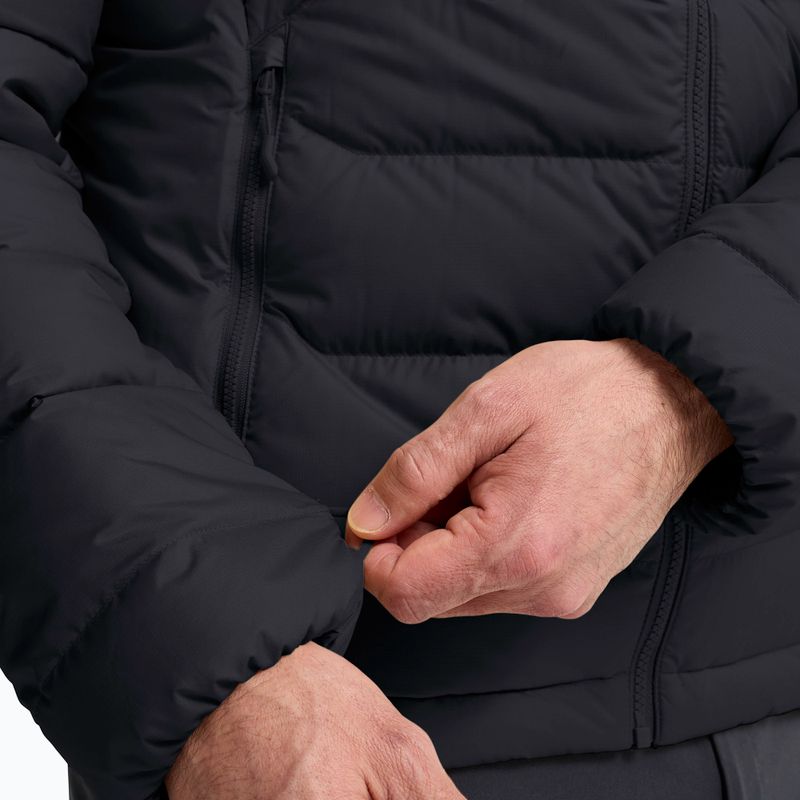 Pánska páperová bunda Jack Wolfskin Wild Pass Down Hoody black 5