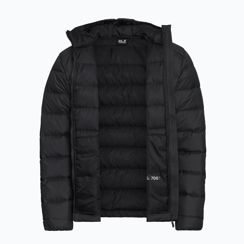 Pánska páperová bunda Jack Wolfskin Wild Pass Down Hoody black 9