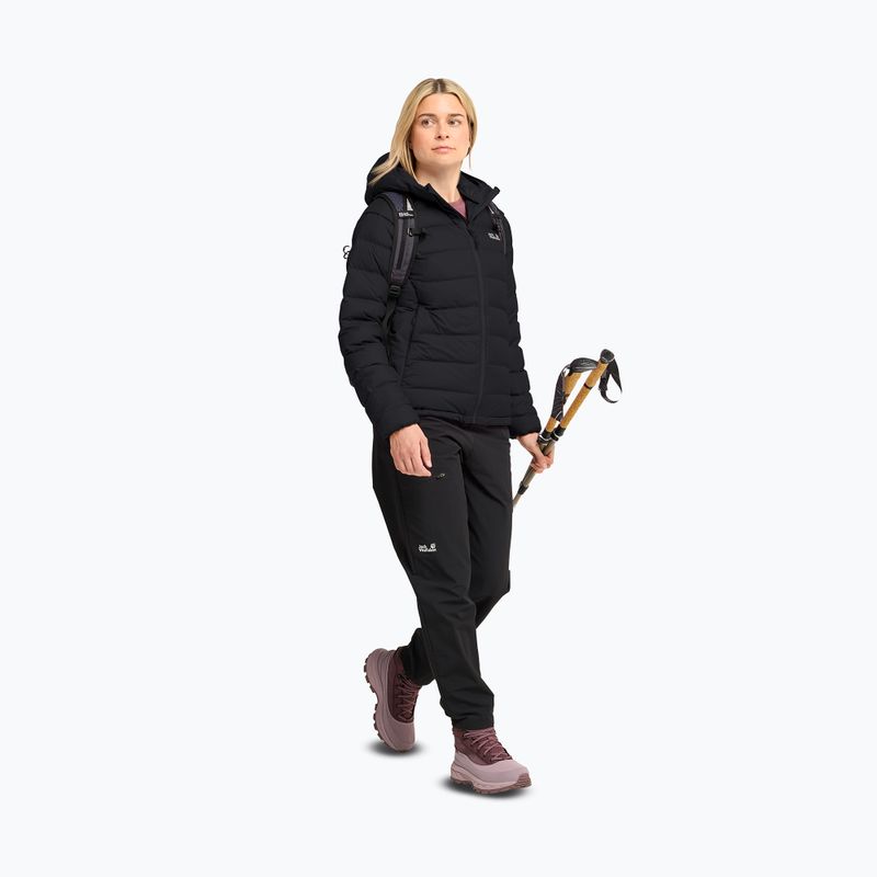 Dámska páperová bunda Jack Wolfskin Wild Pass Down Hoody Rds black 2