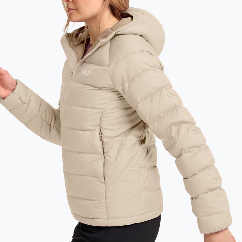 Dámska páperová bunda Jack Wolfskin Wild Pass Down Hoody Rds oyster 4