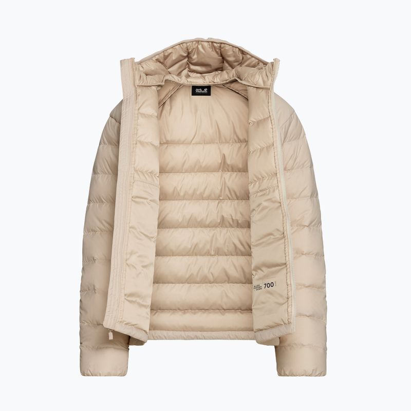Dámska páperová bunda Jack Wolfskin Wild Pass Down Hoody Rds oyster 8