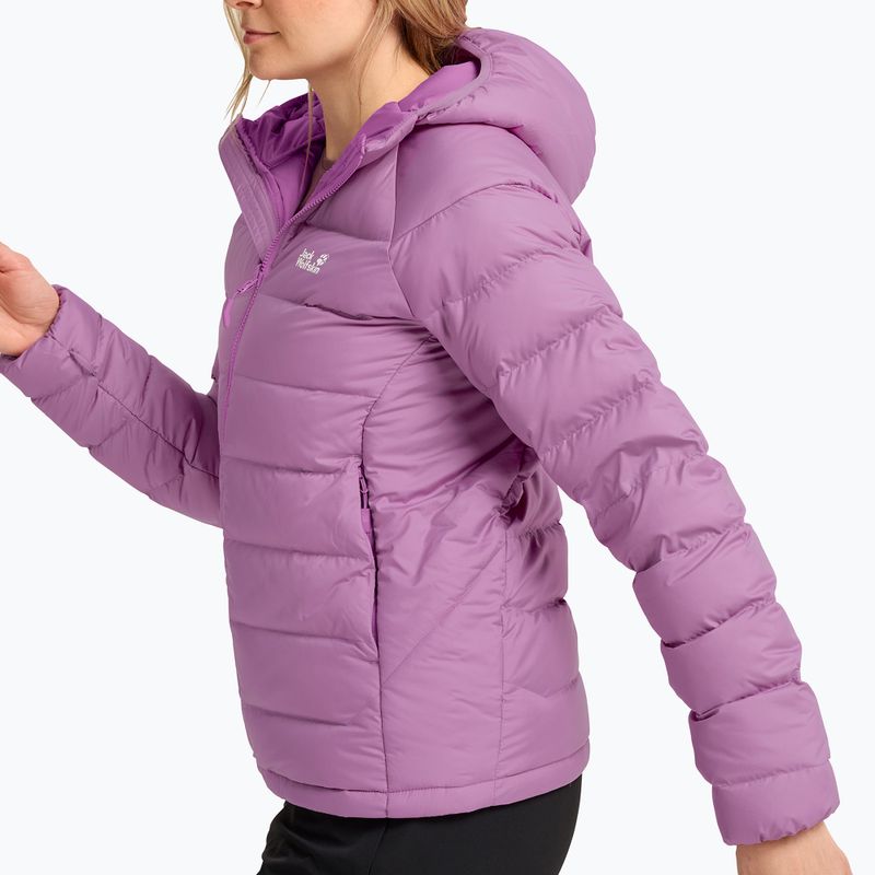 Dámska páperová bunda Jack Wolfskin Wild Pass Down Hoody Rds vivid orchid 4