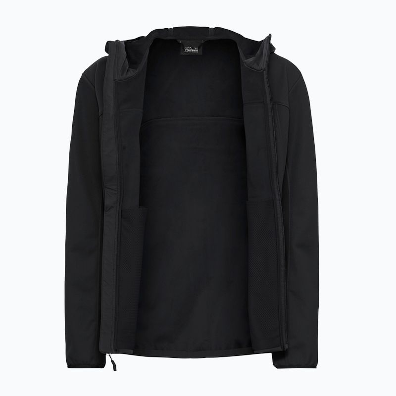 Dámska softshellová bunda Jack Wolfskin Windhain 2 Hoody black 9