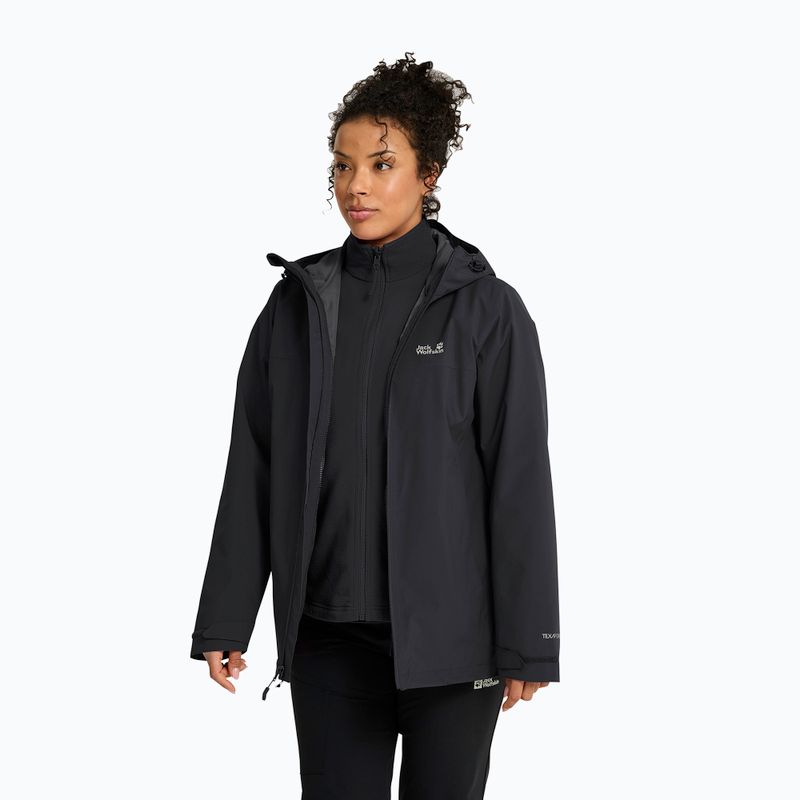 Dámska bunda 3v1 Jack Wolfskin Moonrise 2 3IN1 black 4