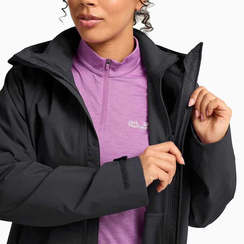 Dámska bunda 3v1 Jack Wolfskin Moonrise 2 3IN1 black 8