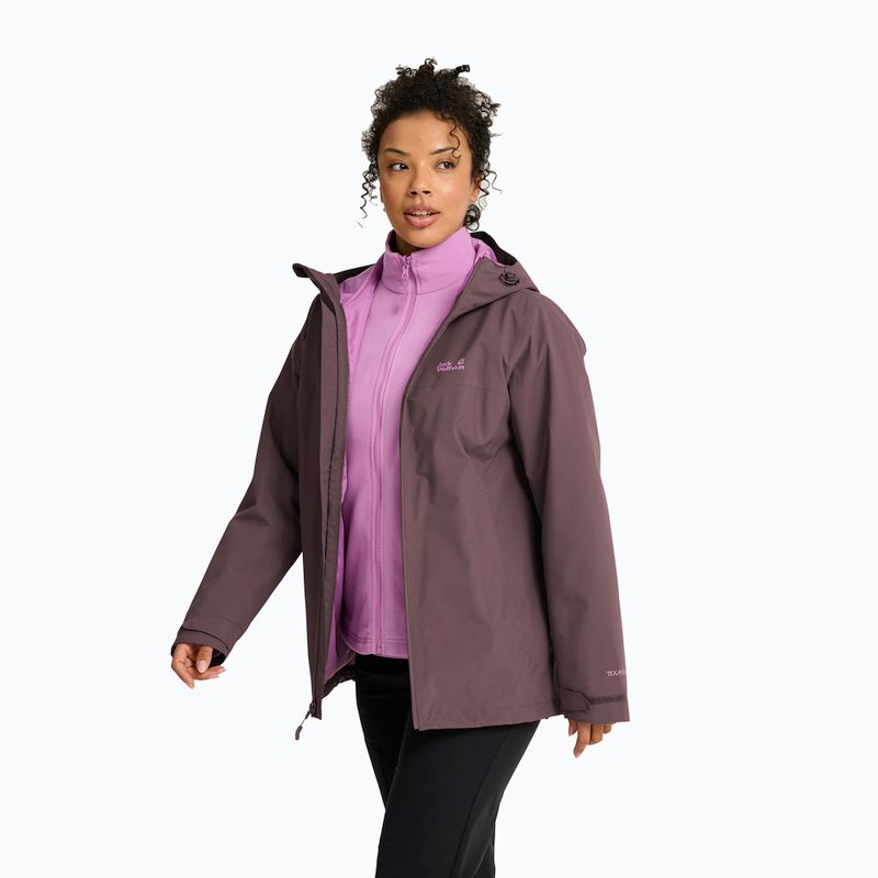Dámska bunda 3v1 Jack Wolfskin Moonrise 2 3IN1 sheer plum 4