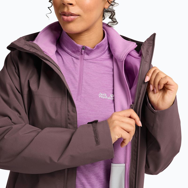 Dámska bunda 3v1 Jack Wolfskin Moonrise 2 3IN1 sheer plum 8