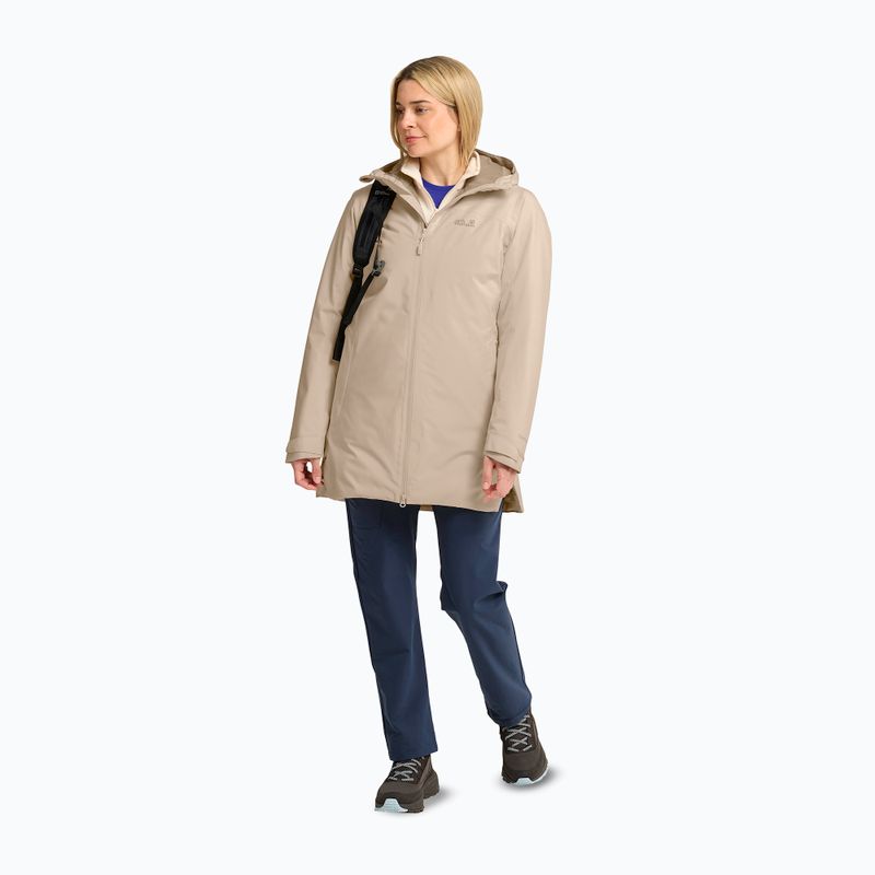 Dámska nepremokavá bunda Jack Wolfskin Heidelstein 2 Ins oyster 2