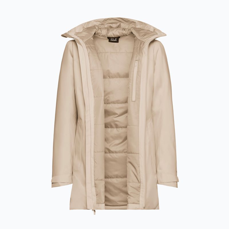 Dámska nepremokavá bunda Jack Wolfskin Heidelstein 2 Ins oyster 9