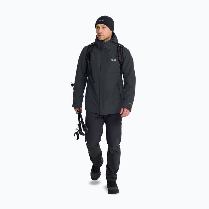 Pánska bunda 3v1 Jack Wolfskin Stonelite 3In1 phantom 2