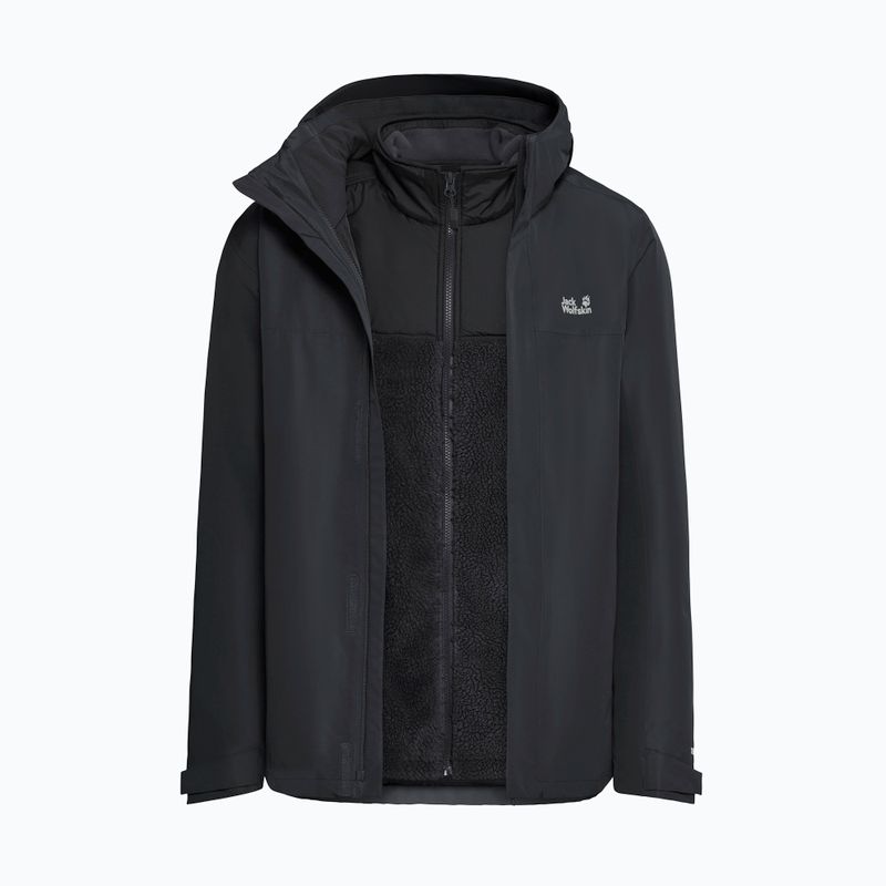 Pánska bunda 3v1 Jack Wolfskin Stonelite 3In1 phantom 12