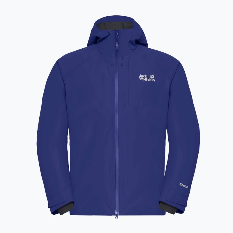 Pánska páperová bunda Jack Wolfskin Icecape 2 l Down Ins Rds glow ink 7