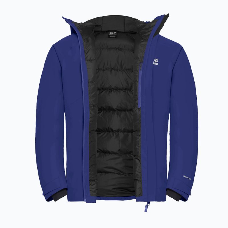 Pánska páperová bunda Jack Wolfskin Icecape 2 l Down Ins Rds glow ink 9