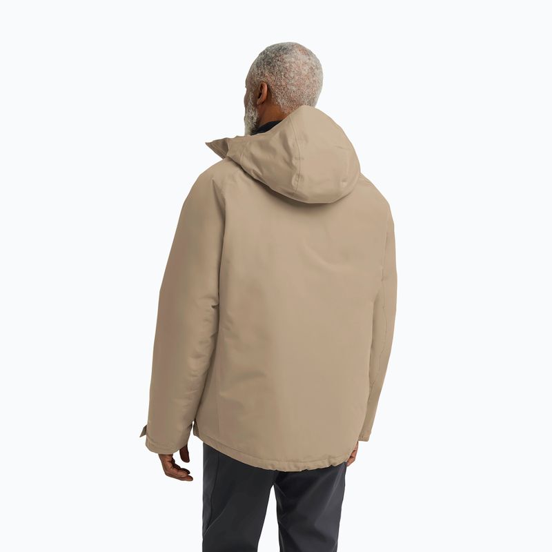 Pánska páperová bunda Jack Wolfskin Icecape 2 l Down Ins Rds hazel wood 3