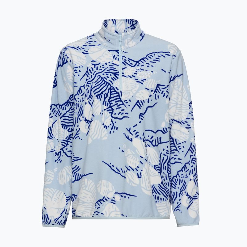 Dámska fleecová mikina Jack Wolfskin Paw Era 100 Orint Half Zip paw crystal blue 7